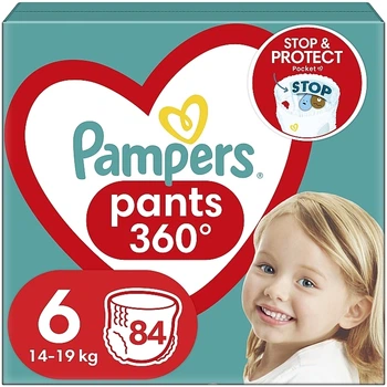 Підгузки-трусики Pants Розмір 6, 14-19 кг, 84 шт. - Pampers 84шт (962355-31021729)