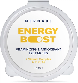 Витамизированные гидрогелевые патчи под глаза (мини) - Mermade Vitamin Complex A, E, C, B5 14шт (1503919-38930359)