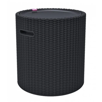 Стіл-бар пластиковий Keter Cool Stool 230905 графіт