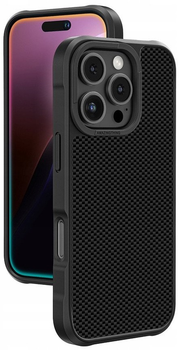 Панель AMAZINGthing Titan Max Case з арамідними волокнами 1500D для iPhone 16 Pro Black (4896238000808)