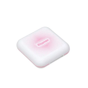 Кейс для капсул Fitseven UZSPACE TP005WP, білий з ромбами