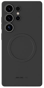 Панель AMAZINGthing Minimal Air Case з магнітним кільцем для Samsung Galaxy S25 Ultra Black (4896238001119)