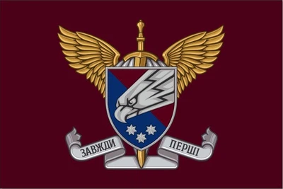 Флаг 25 бригады ДШВ ОПДБр, 90х60 см, 974_14-100