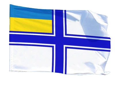 Флаг ВМС Военно-морских сил Украины, 90х60 см, 167_14-100