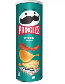 Чипсы Pringles Pizza – вкус горячей пиццы в каждом хрусте, 165 г
