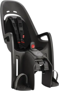 Fotelik rowerowy Hamax Zenith z adapterem na bagażnik Szary (553046)