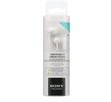 Навушники Sony MDR-EX15AP з мікрофоном Білі