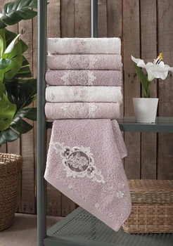 Подарочный набор полотенец Pupilla Flora 30х50см 3шт
