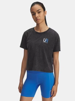 Футболка женская Under Armour UA Run Graphic SS 1 6005094-003 XS Черная (198633042495)