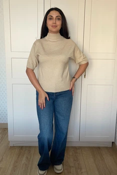 Свитер INEDIT 10849 Beige ONE SIZE