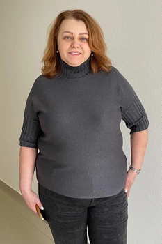 Свитер INEDIT 10847 Dark-Grey ONE SIZE