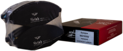 Колодки гальмівні Daewoo Lanos 1.5 передні VORTEX, к-т (4 шт.)