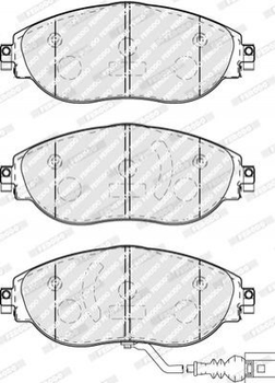 Гальмівні колодки FERODO FDB5096 Skoda Kodiaq, Superb, Octavia; Volkswagen Passat, Golf, Tiguan; Seat Leon; Audi A3 5Q0698151K, JZW698151AT, 8V0698151C