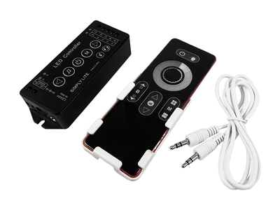Розумний димер для світлодіодної стрічки Smart RF Music 12A 5-24V радіо сенсорний 8 кнопок 2 канали