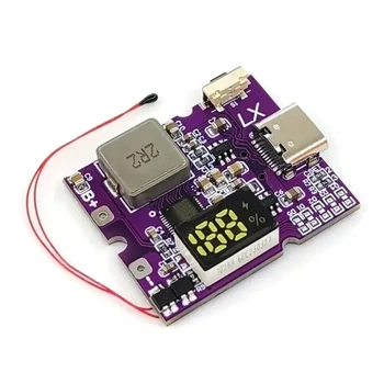 Модуль быстрой зарядки QC4+PD3.0, 22.5Вт, 5А, QC4+/QC4/QC3.0/QC2.0, Type-C c дисплеем