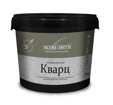 Кварцевая грунтовка Ircom Decor Кварц IR-05 Белая 4 кг