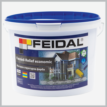 Структурна фасадна фарба Feidal Fassad-Relief economic 10 л
