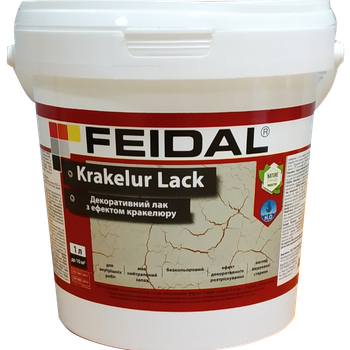 Декоративный лак с эффектом кракелюра FEIDAL Krakelur Lack 1 л