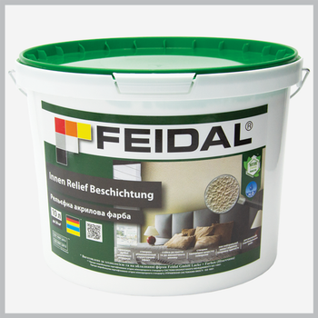 Рельєфна фарба Feidal Innen Relief Beschichtung 10 л