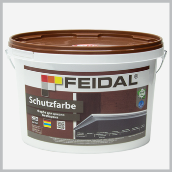 Краска для цоколя Feidal Schutzfarbe Бесцветная 2,5 л