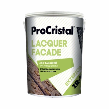 Лак фасадный Ирком ProCristal ИР-15 Прозрачный Шелковисто-матовый 1 л