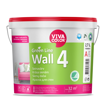 Глубокоматовая краска с бархатным эффектом Wall 4 «База А» 2,7 л