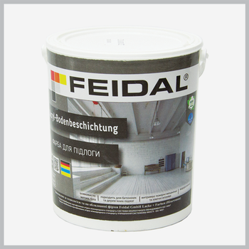 Краска для пола Feidal Acryl-Bodenbeschichtung Белая 0,75 л