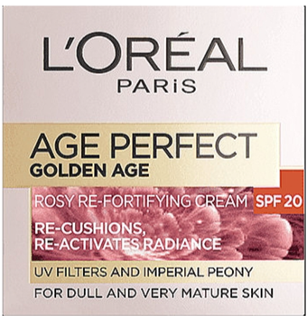 Krem do twarzy nawilżający L'Oreal Paris Age Perfect na dzień  SPF20 50 ml (3600523216093)