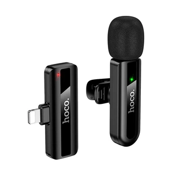 Бездротовий мікрофон Hoco L20 iPhone Lightning Fair wireless microphone Black