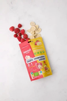 Сублимированный микс банан и клубника органические – Panfruit, 20 г