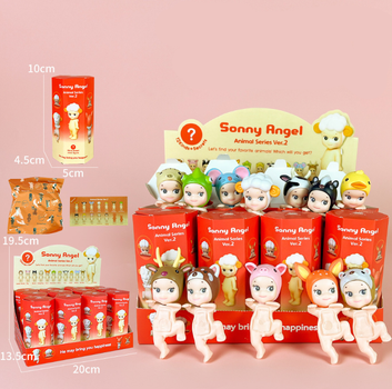 Коллекционная фигурка-сюрприз 1 из 12 Sonny Angel, куколки на липучке Ver.2 RED Танцующие милашки в костюмах животных(secret)