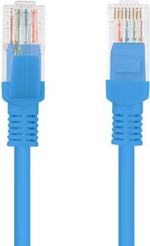 Patchcord Lanberg Cat 6 UTP 5 m Blue (PCU6-10CC-0500-B)