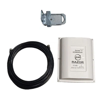 4G антенна Razor 15 dBi (1700–2600 МГц) + кабель RG58 10 м и 2 F-разъёма