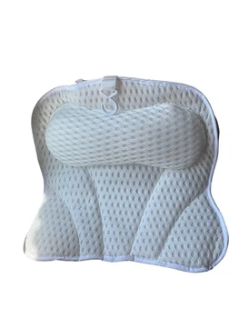 Анатомическая подушка для ванны и джакузи Bath Pillow Белая