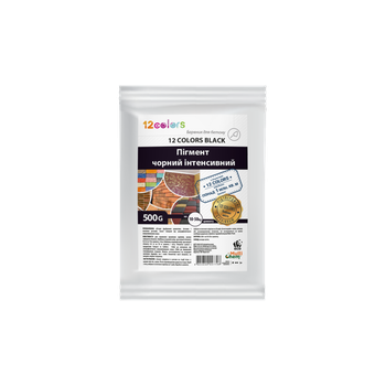Пигмент для бетона и тротуарной плитки чёрный интенсивный Multichem 12 COLORS 0.5 кг