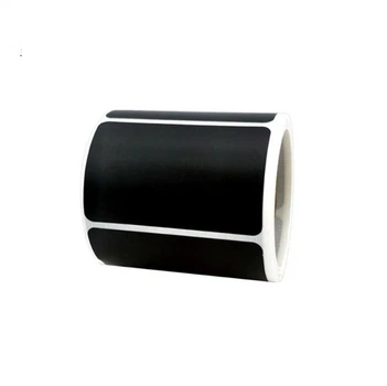 Съемные наклейки этикетки для банок на кухне 55x35мм 120 шт + маркер Black (128655)