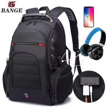 Рюкзак Bange (BGS1903 Black) 15.6″ з USB Чорний
