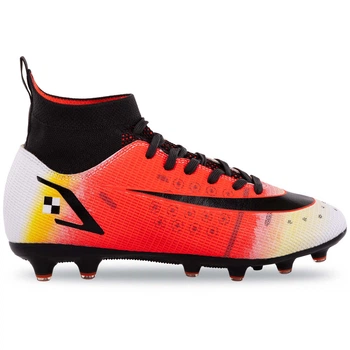 Бутсы футбольные детские с носком SP-Sport Active 108-35 размер 35 White-Red-Black