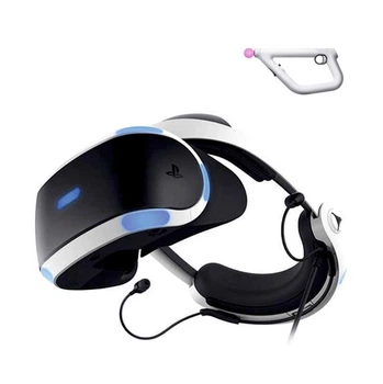 Очки виртуальной реальности Sony PlayStation VR для PS4 и PS5 CUH-ZVR2 + Aim Controller + гарантия Б/У