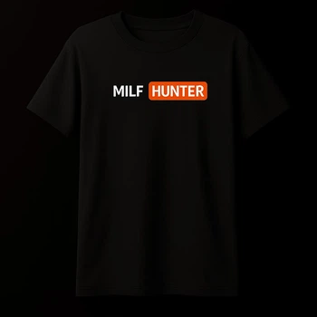Футболка Ponty Shop "Milf Hunter" - Чорний - 2XL