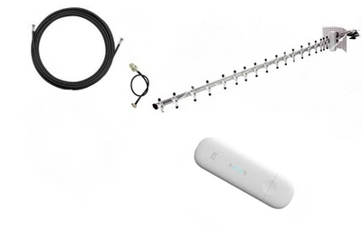 3G/4G комплект WiFI модем ZTE MF79U + 3G/4G антенна Стрела 1700-2700 МГц 21 Дби