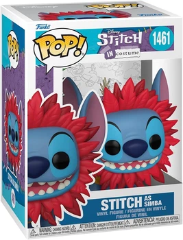 Игровая фигурка Funko Стич в костюме Симбы - Funko pop Disney #1461: Stitch in Costume - Stitch as Simba