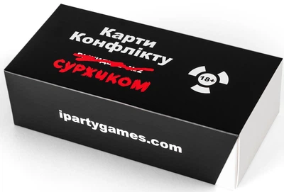 Настольная игра iPartyGames Карты конфликта. Суржиком укр