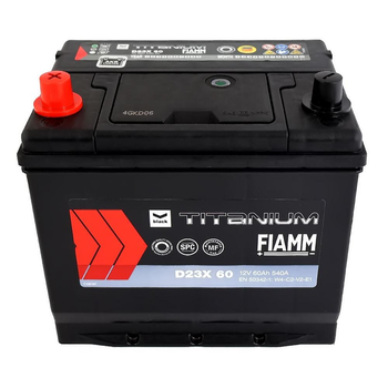 Автомобильный аккумулятор FIAMM Titanium Black Asia 60Аh 540А L+ 7905181