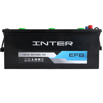 Автомобільний акумулятор INTER 145Ah 950A EFB Start-stop D4 L+ 4820219076278