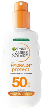 Spray przeciwsłoneczny Garnier Ambre Solaire Hydra 24h SPF 50 150 ml (3600542624695)