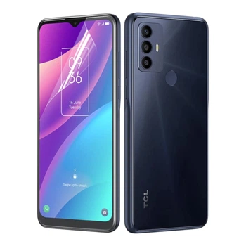 Антишпион приватная плёнка гидрогелевая для смартфона TCL 30 SE противоударная прозрачная