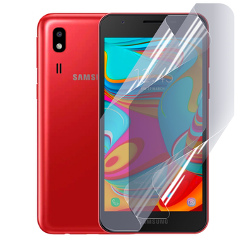 Антишпион приватная плёнка гидрогелевая для смартфона Samsung Galaxy A2 Core противоударная прозрачная