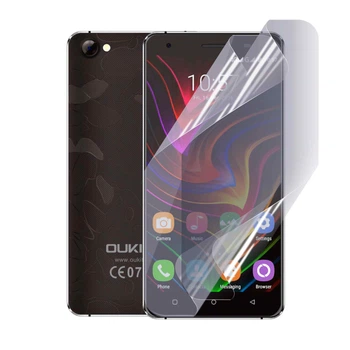 Антишпион приватная плёнка гидрогелевая для смартфона Oukitel C5 противоударная прозрачная