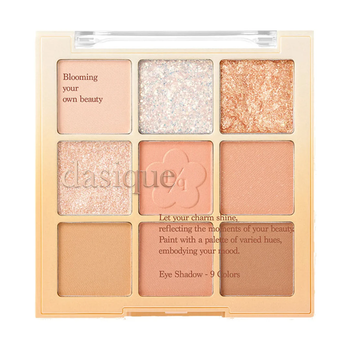 Палетка теней DASIQUE Shadow Palette 26 Golden Flower в тёплых цветочно-золотистых оттенках 7.5 г